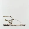 ROMIJN sandalen met slangenprint - snake