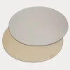 ROWENA placemats set - silver gold