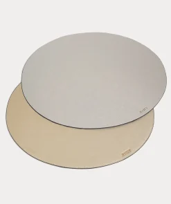 ROWENA placemats set - silver gold