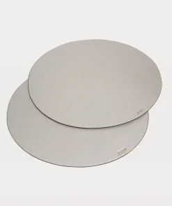 ROWENA placemats set - silver gold