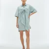 SIMI oversized blousejurk - blue denim