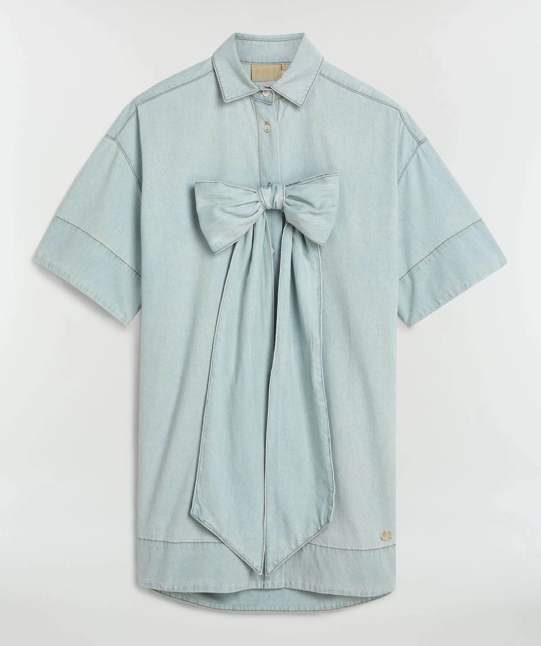 SIMI oversized blousejurk - blue denim