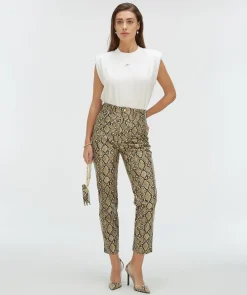SUE T-shirt met schoudervulling - off white