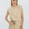 SUKI regular fit top - light sand