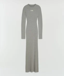 TALIA super skinny fit jurk - grey melange
