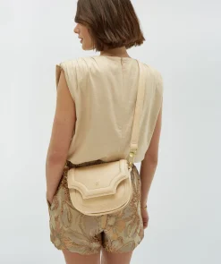 VERONIQUE tas met logo - beige