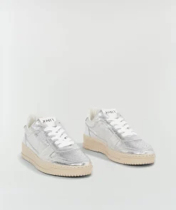 WINONA metallic sneakers van leer - silver