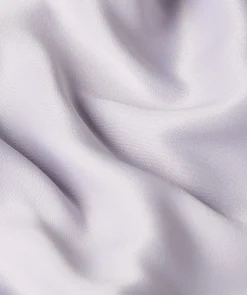 YANIEK loose fit top in satijn look - lilac