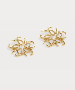 ZWAAN oorbellen - antique gold