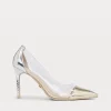 ZYRA pumps met metallic - champagne metallic
