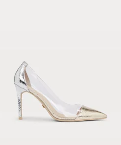 ZYRA pumps met metallic - champagne metallic
